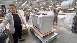 Packaging and shipping an ILVE range from the factory (Part 2)