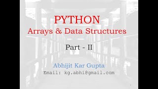 Numpy Arrays in Python Part II
