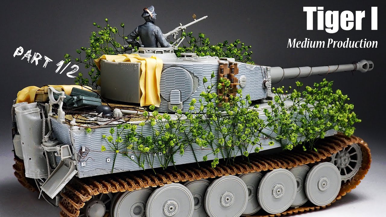 Tiger I Part 1 1 35 Trumpeter Tank Model Model Building