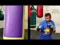 VASYL LOMACHENKO'S FULL HEAVY BAG WORKOUT - TRAINS FOR GUILLERMO RIGONDEAUX