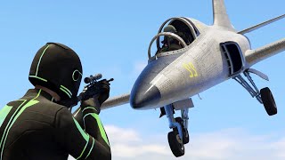 SNIPE THE 300MPH PLANE BOMBERS! (GTA 5 Funny Moments)