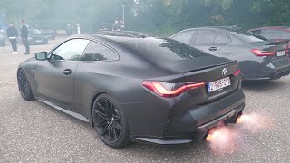 750HP BMW M4 G82 with Custom Exhaust - INSANE BURNOUTS, Flames \u0026 Accelerations!