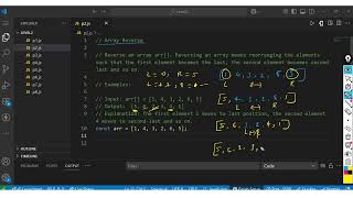 Reverse an Array in JavaScript | DSA Problem Solving Explained