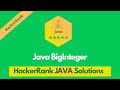 HackerRank Java BigInteger problem solution in Java | Java problems solutions | Programmingoneonone