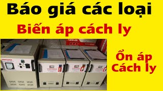 Máy mới giá tốt. Ổn áp cách ly và biến áp cách ly chống giật