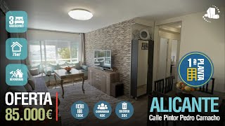 ✅ VENDIDO ✅☀️ALICANTE ☀️85.000€ 🔥Calle Pintor Pedro Camacho/ TOTALMENTE REFORMADO🔥