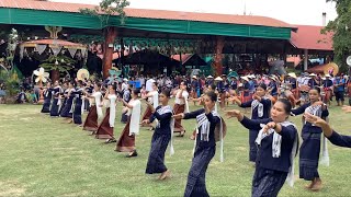 บุญบั้งไฟห้องแซง ปี 65 : ขบวนเซิ้งประเพณีบุญบั้งไฟ ณ วัดโพธาราม