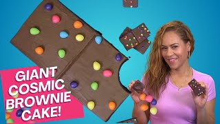 Cosmic Brownies VS Ah Caramel! EPIC GIANT Back To School Treat CAKES | How to Cake It With Yolanda