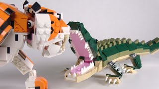 둘이 싸우면 누가 이길까 레고 악어 (Lego alligator)