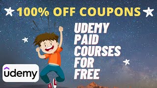 Udemy Free Online Courses with Certificate | Udemy Coupon Code 2022 | Free Certificate