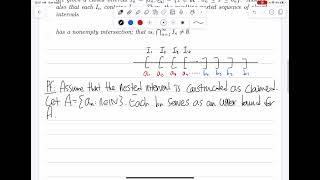 Theorem 1.4.1 (Nested Interval Property)