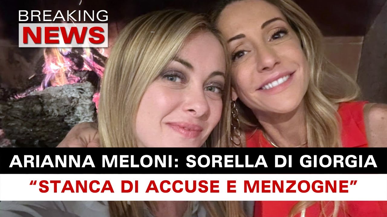 Arianna Meloni, Sorella Di Giorgia Meloni: Stanca Di Accuse E Menzogne ...