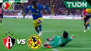 ¡Camilo le robó el gol a Javairo! | Atlas 1-2 América | CL2024 - Liga Mx J10 | TUDN