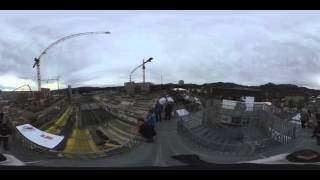 Die Baustelle der Messe Dornbirn in der 360°-Ansicht