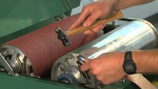 How To Install Sandpaper on the G1066R or G1079R Drum Sanders