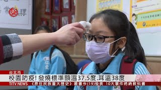 下週開學校方防疫整備 侯友宜視察校園 2020-02-19 IPCF-TITV 原文會 原視新聞