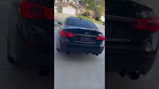 When a Q50S gets straight piped (Vr30 twin turbo)