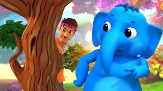 Ek Mota Hathi Sheher Ko Chala | Rhymes For Babies And Childrens