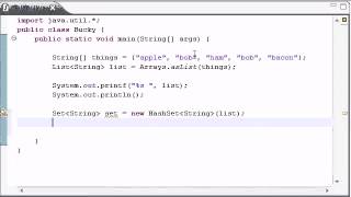 Intermediate Java Tutorial 16 HashSet