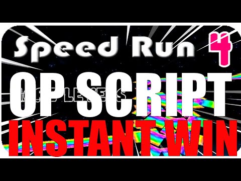 NEW Roblox Speed Run 4 OP Script/Hack GUI