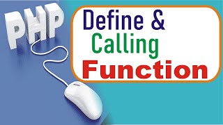 PHP Functions in Hindi/Urdu || Define and Calling Function in PHP