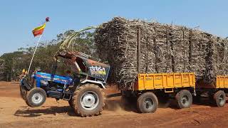 🎋sugarcane tractor powertrac tractor🎋