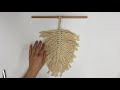 diy macramé feather with grace