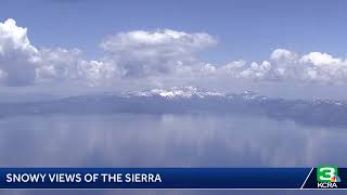 LiveCopter 3 is over the snowy Sierra