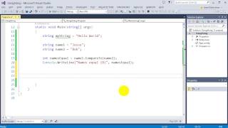 Learn C# for beginners: 7 - Using the String Data Type