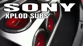 Sony Xplod Subwoofers | Six Ten Sony Xplod Subs