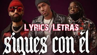 Sigues Con Él Remix - Arcangel X Sech X Romeo Santos ( Oficial lyrics / letras video )
