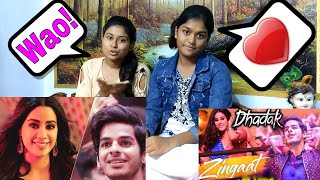Zingaat Song Reaction by Girls in Action | Dhadak Movie Song | Ishaan & Janhvi |