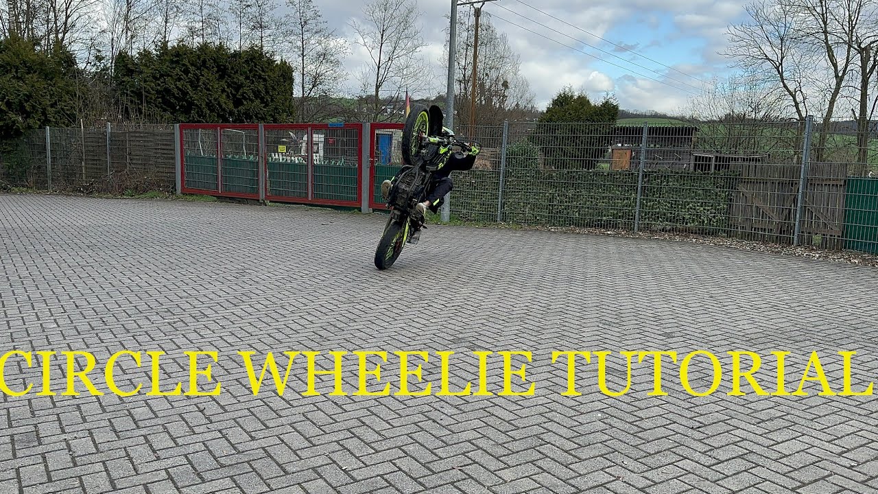 Circle Wheelie Tutorial 125ccm Youtube