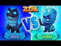 NICOZILLA VS ICE DRAGON DONNA CHALLENGE IN ZOOBA