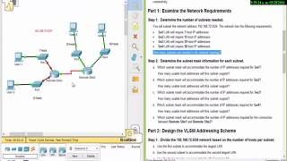 8.2.1.4 Packet Tracer - Designing and Implementing a VLSM Addressing Scheme.pka.mp4