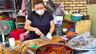 부산 서대신골목시장 서울 영천시장 맛집 (원조순대,갈현동할머니떡볶이둘째네) 순대 내장 영상 몰아보기 sundae pork intestines Korean street food