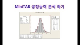 MiniTAB_ 미니탭 공정능력 분석