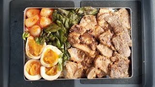 【焼肉煮卵弁当】【トラック飯】【嫁弁】【愛妻弁当】