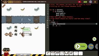 CodeMonkey Skill Mode 9-9