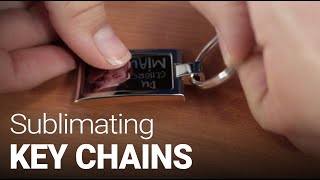 How to sublimate metal key chains