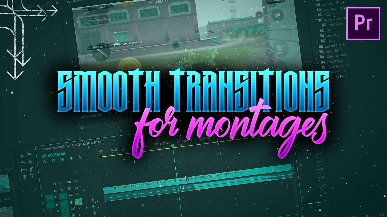 SMOOTH TRANSITIONS For Montages | Adobe Premiere Pro Tutorial - YouTube