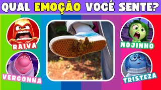 😨🤬🤢 QUAL EMOÇÃO VOCÊ SENTE? QUIZ DIVERTIDA MENTE