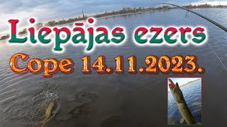 Liepājas ezers - Cope 14.11.2023.