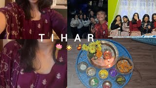 Tihar vlog 🪷🌟🪔:VLOG11 #Diwali #dewsibhailo #bhaitika #tiharcelebration #tihar