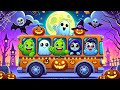 The Monsters On The Bus 👻| In The Tune Of 'The Wheels On The Bus' 🚌| Tune Tots Halloween Song