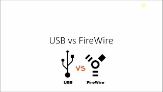 Difference between USB and FIREWIRE