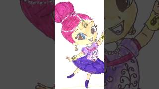how to draw shimmer and shine easy
