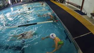 Swimming warm up for young swimmers