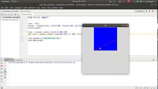 Python GUI Tutorial - 14 - Canvas - create line | Tkinter