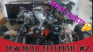 Installing Holley EFI on my 5.9 MAGNUM swapped D150: UPDATE #2